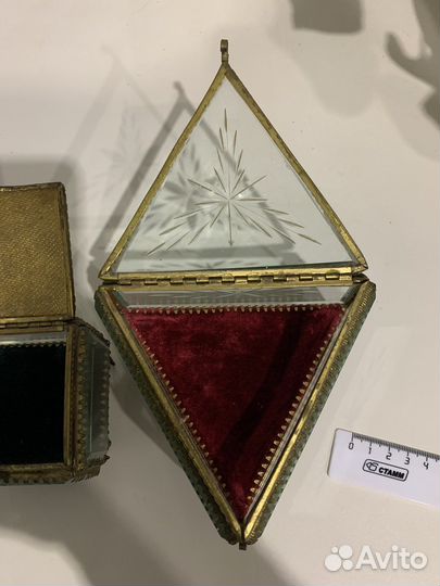 Стеклянные шкатулки СССР