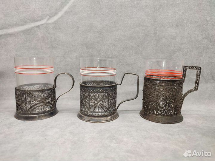 Скань, филигрань ссср. Мельхиор