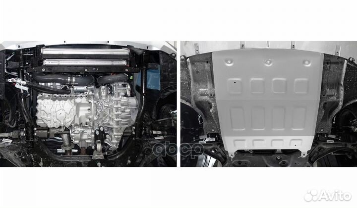 Защита картера + кпп + комплект крепежа, rival