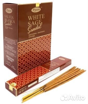 Благовония Ppure White Sage Sandal Белый Шалфей и