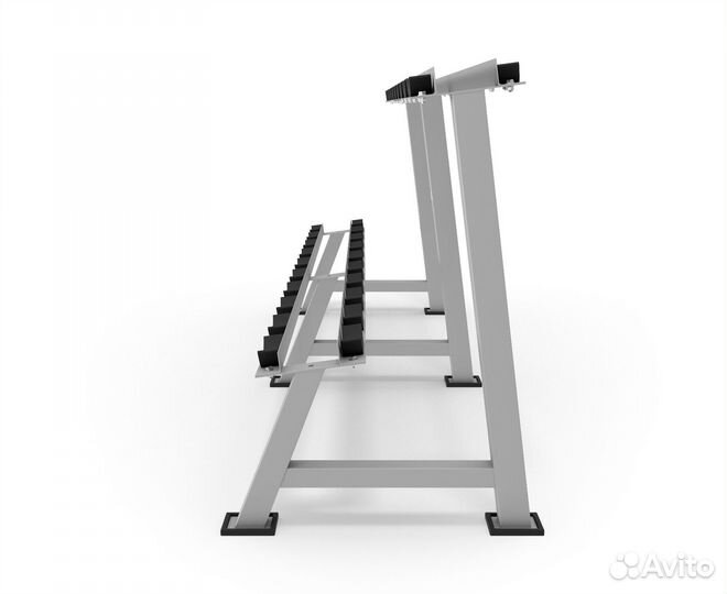 Стойка для хранения гантелей DFC 12,5-50кг, 10 пар