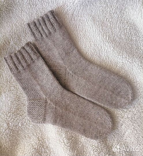 Носки шерстяные вязаные мужские 44-45 размер