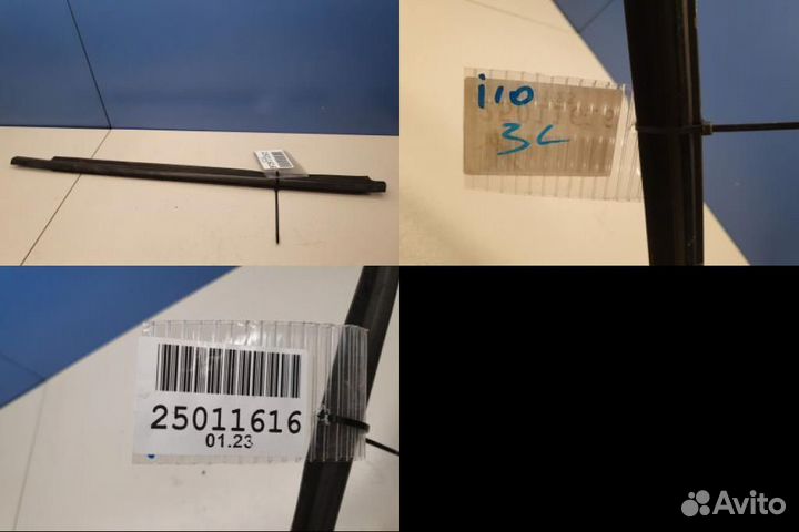 Молдинг стекла задней левой двери Hyundai i10 2007