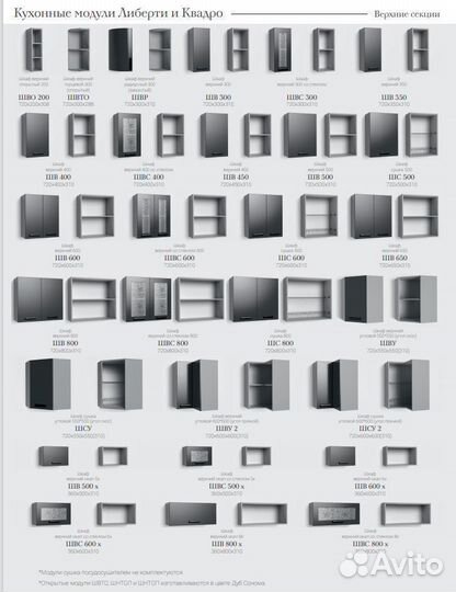 Модульное решение современной кухни