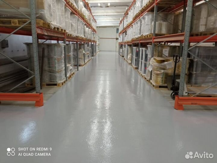 Промышленный эпоксидный пол для склада