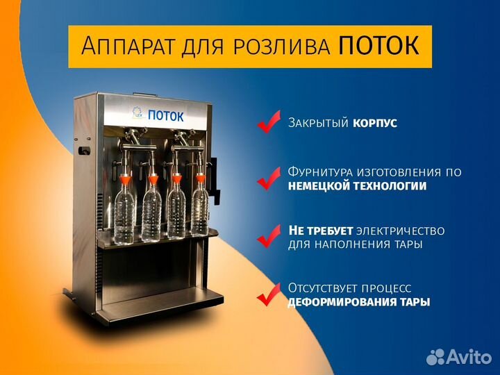 Машина для розлива для производства