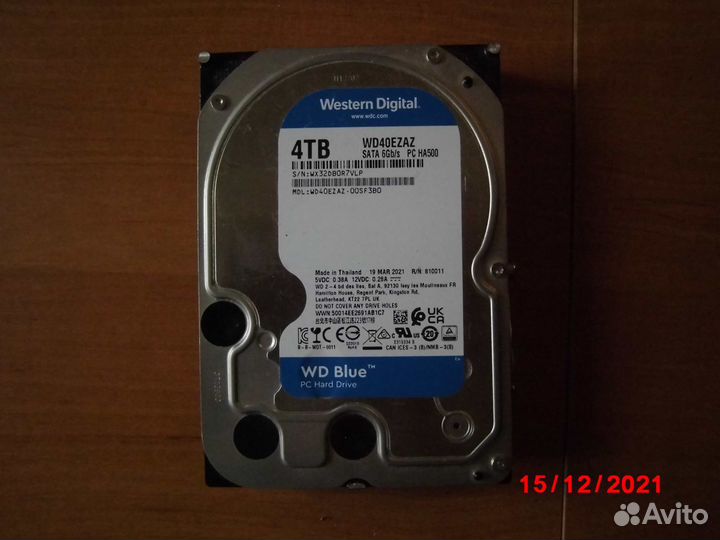 Жесткий диск WD Blue 4 Тб или обмен на Вк