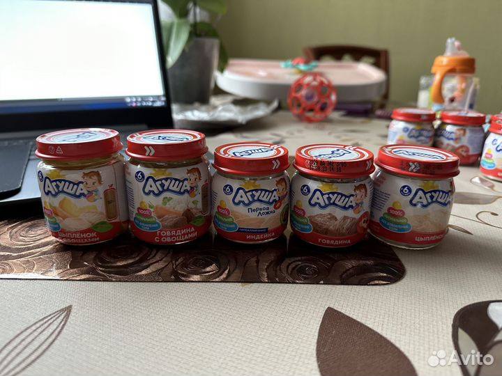 Детское питание Агуша (пюре, смесь, каша)