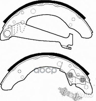 Колодки торм.бар.audi A2/VW G2/G3/passat/polo/S