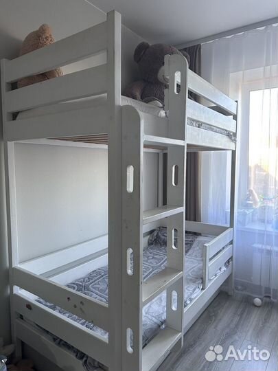 Детская двухъярусная кровать бу для детей
