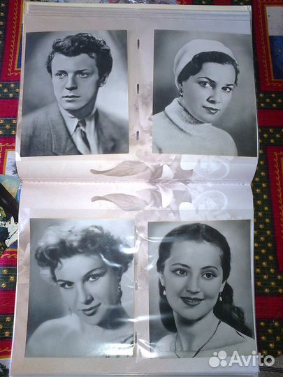 Открытки артисты набор и большие - 14 на 18