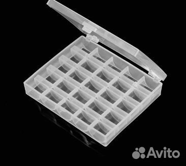 Шпульки(25шт) в коробочке для швейной машинки