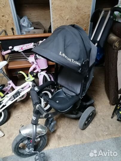 Трехколесный велосипед коляска