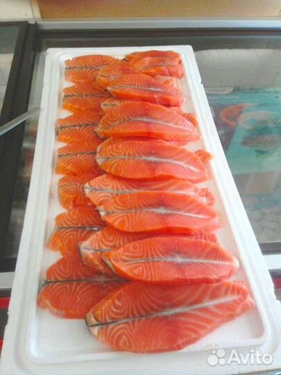 Сёмга Охлаждённая доставка разделка Бесплатно