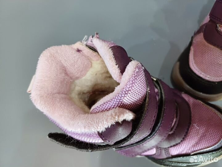 Зимние ботинки 25 размер на девочку