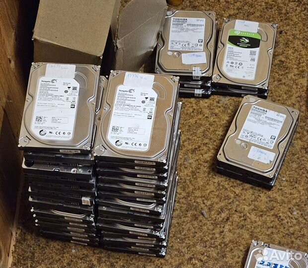 Жёсткие диски 500GB 1TB 2TB