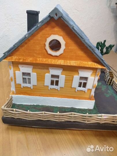 Макет. Русская изба