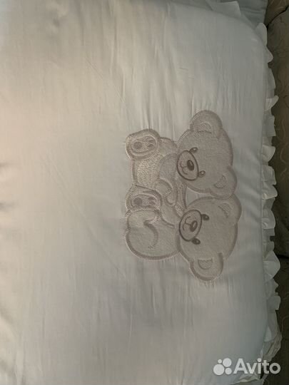 Детская кроватка с поперечным маятником