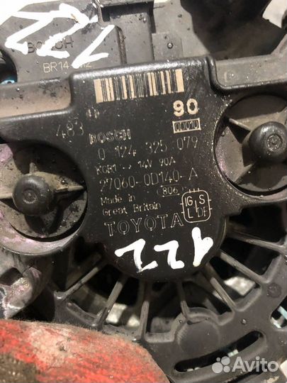 Генератор Toyota Avensis (0124325079) 1AZ-FSE