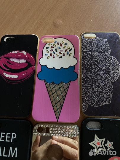 Чехлы на iPhone 5 и 5s новые