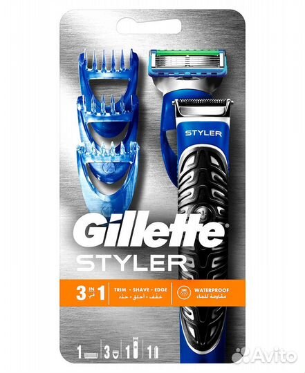 Gillette станки Mach3, Fusion, Styler, Venus