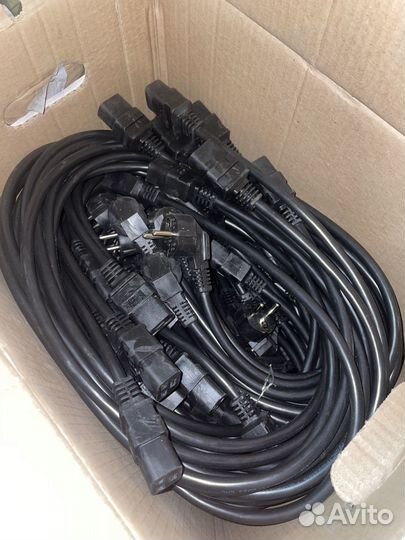 Кабель питания С19 3х2.5 (1.5 метра)