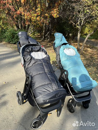 Зимний теплый конверт Just Happy в коляску