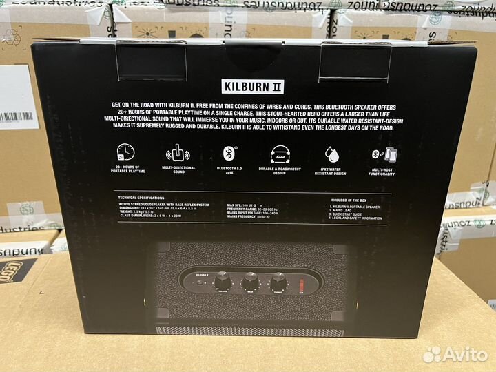 Marshall Kilburn 2 Black Колонка