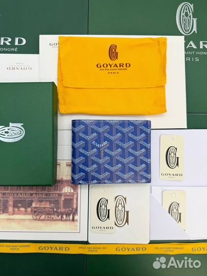 Кошелёк Goyard цвет синий