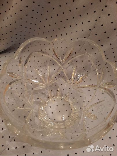 Салатник Хрустальный СССР