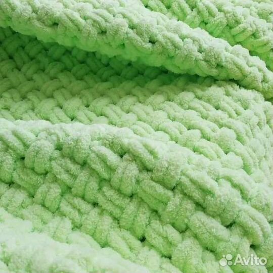 Плед вязаный ручная работа в наличии