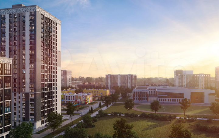 1-к. квартира, 44 м², 19/24 эт.