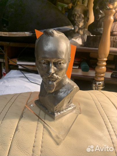 Дзержинский Ф.Э.,бюст металл, раритет 18 см