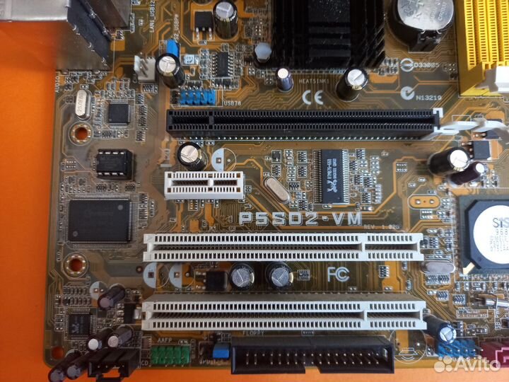 Материнская плата Asus P5S02-Vm на Lga775