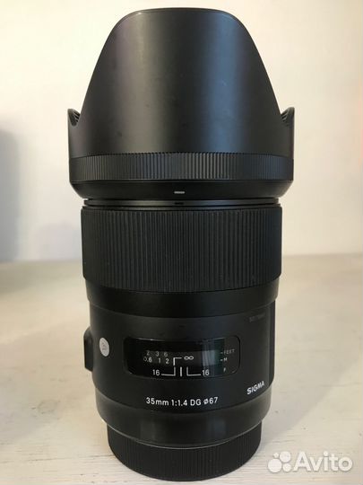 Sigma art 35 mm canon