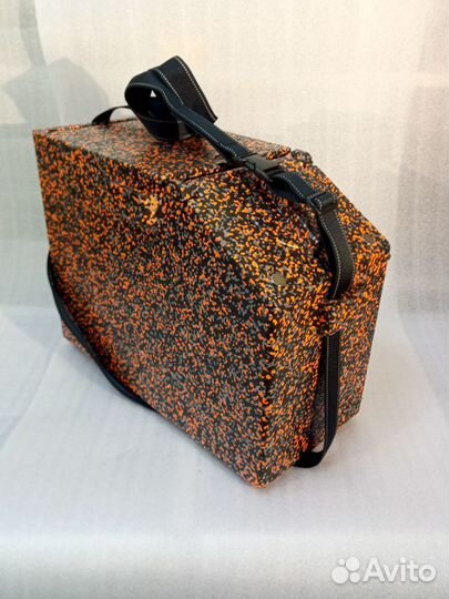 Рыболовный ящик Pelican Ice Box Classic чёрн-оранж