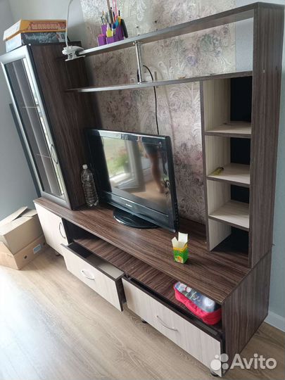 Стенка в гостиную со шкафом под тв бу