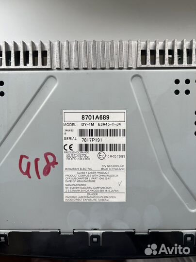 Магнитола для mitsubishi asx