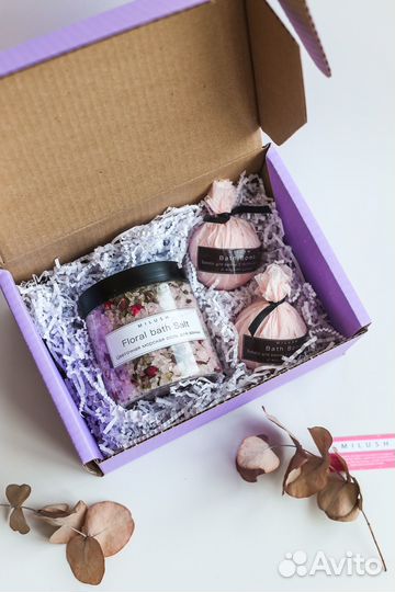 Подарочный бокс СПА косметики, бьютибокс