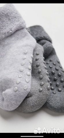Новые махровые носочки нескользящие hm