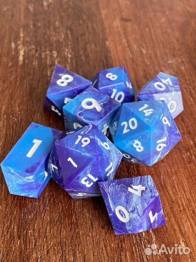 Дайсы/игральные кости для D&D, набор 