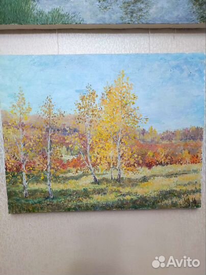 Картина акварель пейзаж