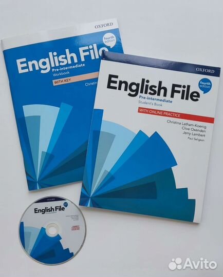 English File 4th edition (учебник+тетрадь+CD)