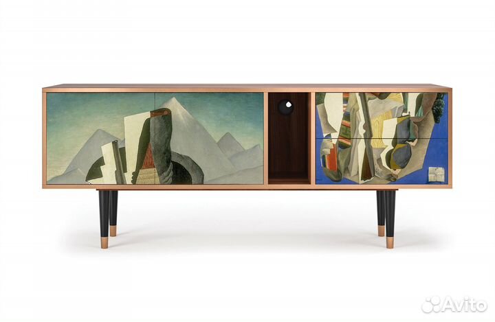 Тв-тумба T1 - Орех - The Cubist Paintings