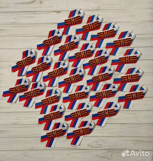 Георгиевская лента Брошь для коллектива