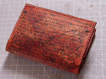 Бумажник портмоне из натуральной кожи ручной работ