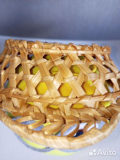 Ваза сухарница тарелка ажурная корзинка плетеная