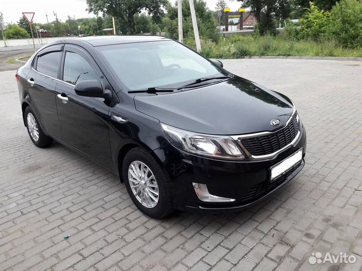 Капот Kia Rio 3 2011-2017 Черный металлик