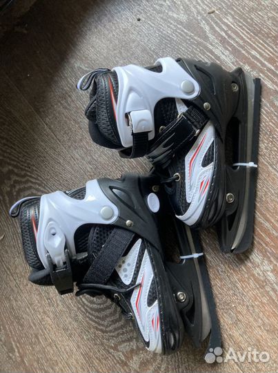 Коньки детские 31-34 раздвижные