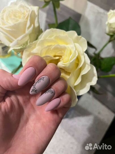Маникюр+покрытие гель лак Наращивание